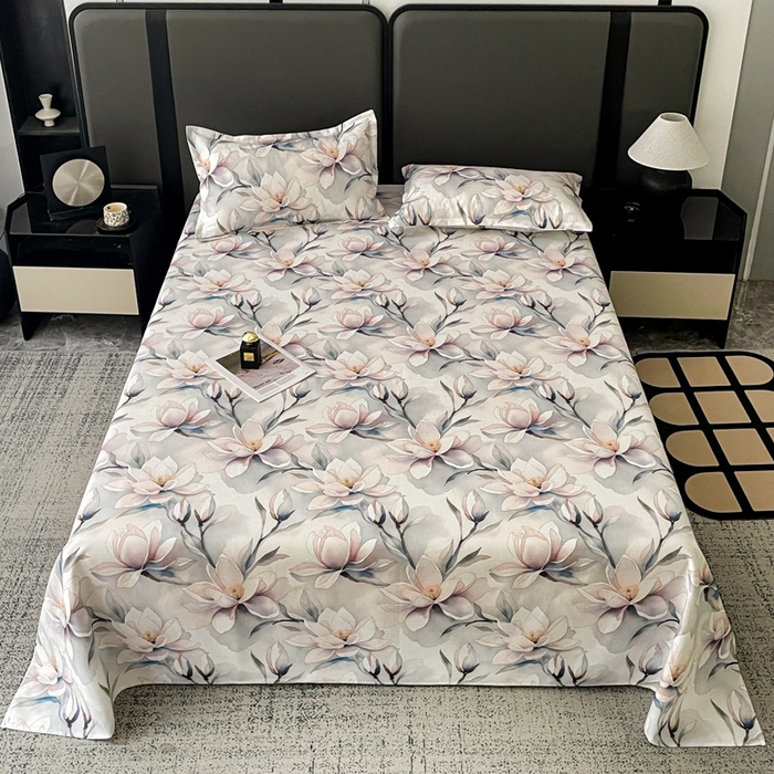 粉黛 2026新款老粗布凉席三件套 玉兰谷