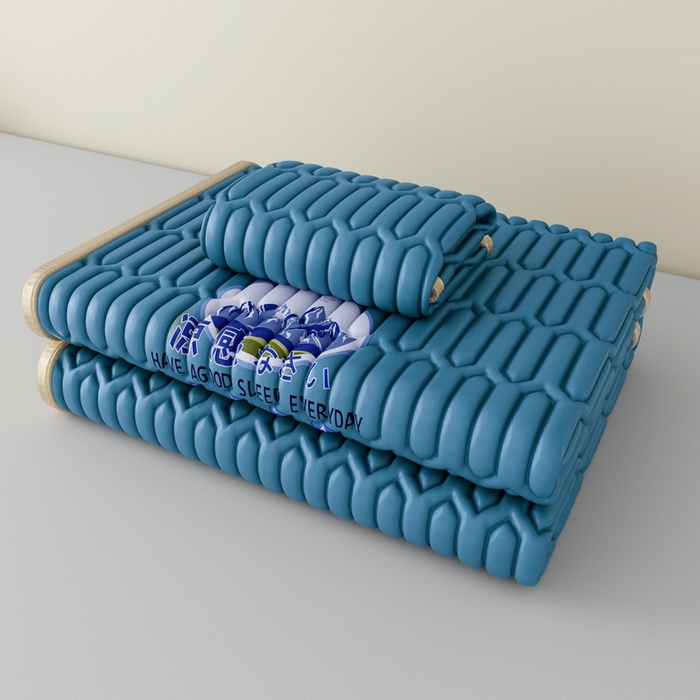 91家纺网 家纺一手货源 找家纺 （总）家品罗兰 2026新款夏季A类乳胶冰丝席纯色家用双人冰丝席宿舍席子软可机洗折叠床单软垫床垫夏天空调席两三件套