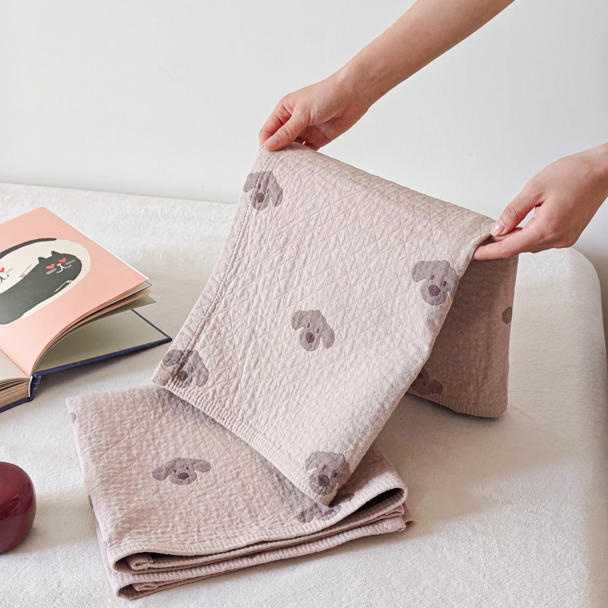 91家纺网 家纺一手货源 找家纺 （总）沐瑟家纺 2026新款卡通小清新枕巾