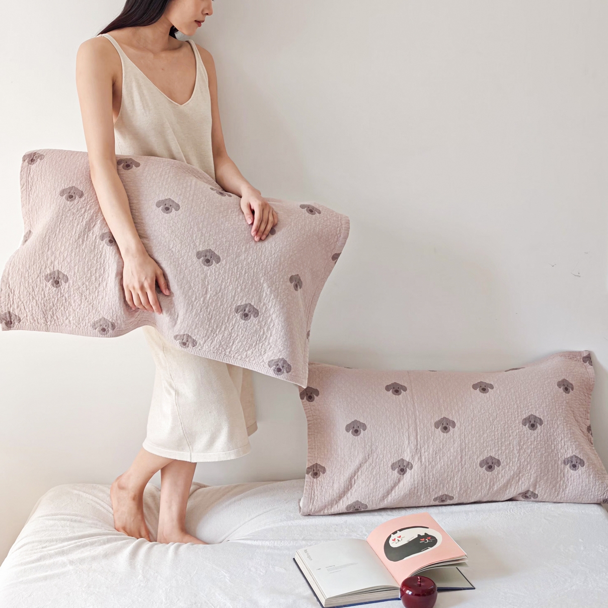 91家纺网 家纺一手货源 找家纺 （总）沐瑟家纺 2026新款卡通小清新枕巾