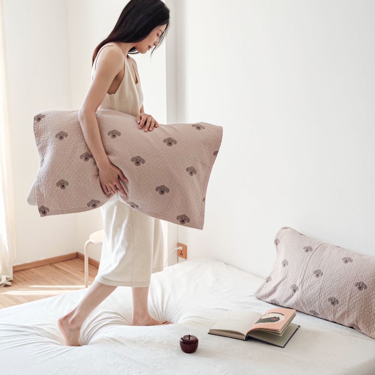 91家纺网 家纺一手货源 找家纺 （总）沐瑟家纺 2026新款卡通小清新枕巾