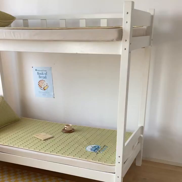 91家纺网 家纺一手货源 找家纺 家品罗兰 2026新款夏季A类乳胶冰丝席纯色冰丝凉席宿舍单人席子软可机洗可折叠床单软垫床垫夏天空调席两三件套 富士山果绿