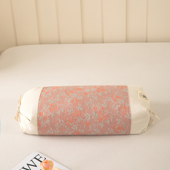 91家纺网 家纺一手货源 找家纺 枕之坊 2026新款棉麻国风荞麦枕 国风棉麻黄色