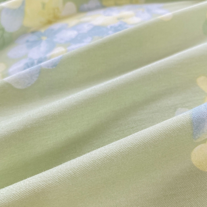 91家纺网 家纺一手货源 找家纺 凌鼎 2026新款多规格掉边全棉印花四件套 初夏花蕊