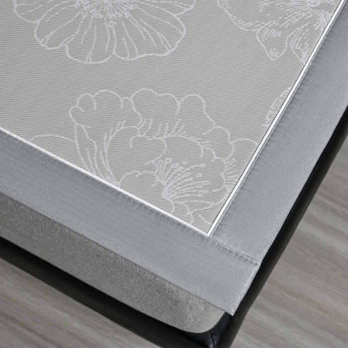 91家纺网 家纺一手货源 找家纺 小牛席业 2026新款【实拍风格】PE凉感-轻奢赫本提花冰丝席系列凉席藤席冰藤席冰丝席竹席 香槟