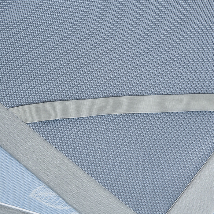 91家纺网 家纺一手货源 找家纺 小牛席业 2026新款【实拍风格】PE凉感-轻奢赫本提花冰丝席系列凉席藤席冰藤席冰丝席竹席 蓝色