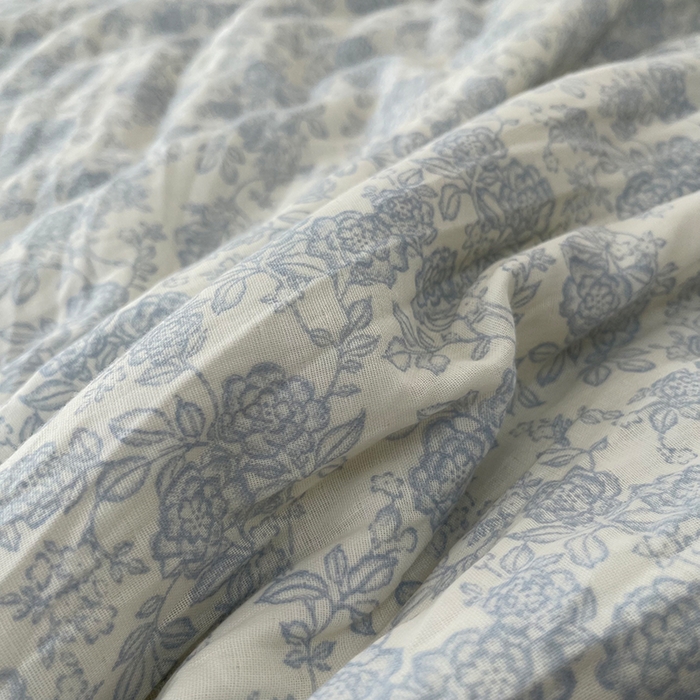 91家纺网 家纺一手货源 找家纺 HL原创 2026新款全棉双层纱小冰皮冰纱双感夏被夏凉被空调被 梨禾小姐