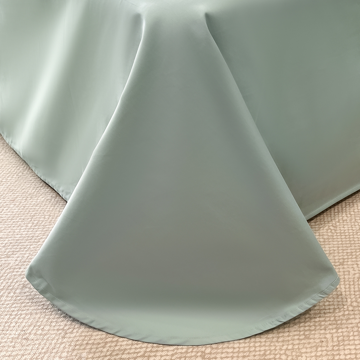 91家纺网 家纺一手货源 找家纺 置顶家纺 2026新款亲肤加厚磨毛刺绣四件套-花颜叶语 花颜叶语-繁星蓝