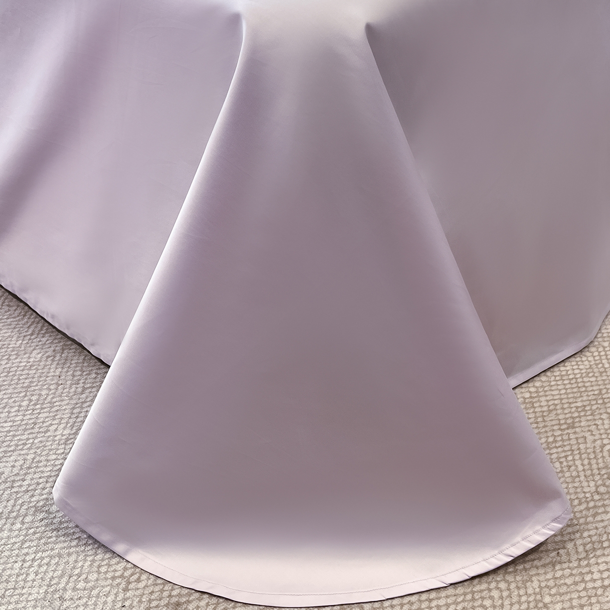 91家纺网 家纺一手货源 找家纺 置顶家纺 2026新款亲肤加厚磨毛刺绣四件套-花颜叶语 花颜叶语-香芋紫