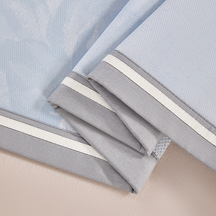 91家纺网 家纺一手货源 找家纺 小牛席业 2026新款牡丹琉璃冷感冰丝席凉席藤席冰藤席冰丝席竹席乳胶席凉豆豆席 浅蓝