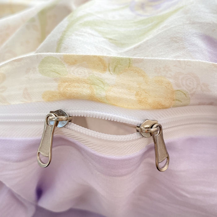 91家纺网 家纺一手货源 找家纺 凌鼎 2026新款多规格掉边全棉印花四件套 甜心花朵