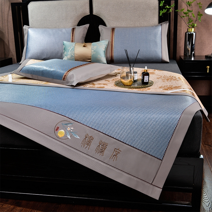 91家纺网 家纺一手货源 找家纺 （总）小牛席业 2026新款柠檬清香冰藤席