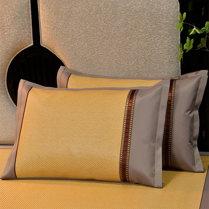 91家纺网 家纺一手货源 找家纺 小牛席业 2026新款柠檬清香冰藤席 柠檬清香席-冰藤浅咖