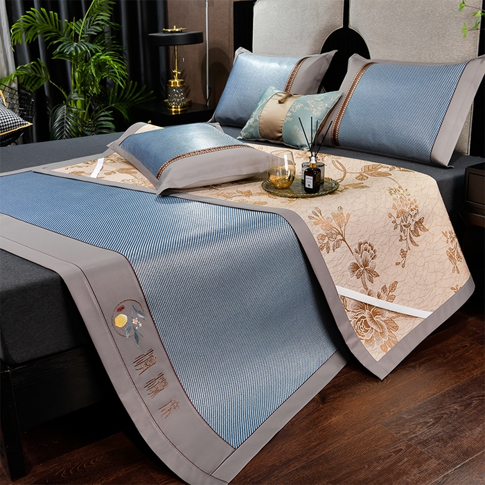 91家纺网 家纺一手货源 找家纺 （总）小牛席业 2026新款柠檬清香冰藤席