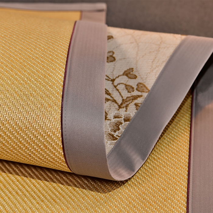 91家纺网 家纺一手货源 找家纺 小牛席业 2026新款柠檬清香冰藤席 柠檬清香席-冰藤浅咖