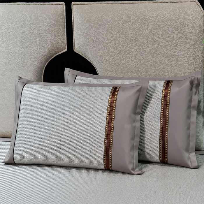 91家纺网 家纺一手货源 找家纺 小牛席业 2026新款柠檬清香冰藤席 柠檬清香席-冰藤银灰