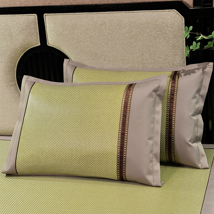 91家纺网 家纺一手货源 找家纺 小牛席业 2026新款柠檬清香冰藤席 柠檬清香席-冰藤青柠