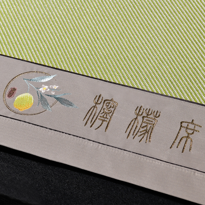 91家纺网 家纺一手货源 找家纺 小牛席业 2026新款柠檬清香冰藤席 柠檬清香席-冰藤青柠