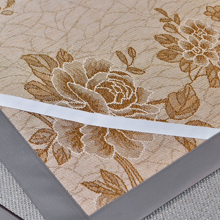 91家纺网 家纺一手货源 找家纺 小牛席业 2026新款柠檬清香冰藤席 柠檬清香席-冰藤银灰