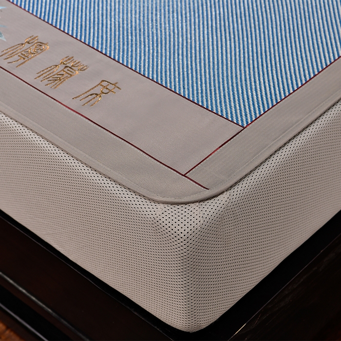 91家纺网 家纺一手货源 找家纺 （总）小牛席业 2026新款柠檬清香冰藤席（床笠款）凉席藤席冰藤席冰丝席竹席乳胶席豆豆席