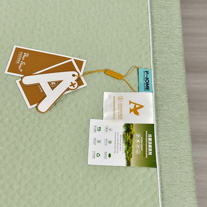 91家纺网 家纺一手货源 找家纺 小牛席业 2026新款轻奢风铃兰冷感豆豆席系列凉席藤席冰藤席冰丝席竹席乳胶席 绿色