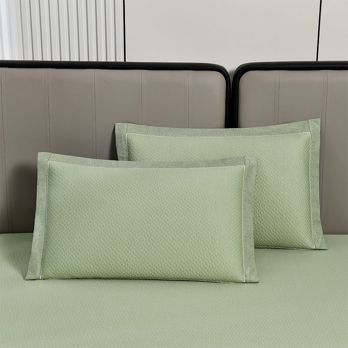 91家纺网 家纺一手货源 找家纺 小牛席业 2026新款轻奢风铃兰冷感豆豆席系列凉席藤席冰藤席冰丝席竹席乳胶席 绿色