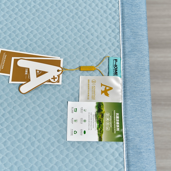 91家纺网 家纺一手货源 找家纺 小牛席业 2026新款轻奢风铃兰冷感豆豆席系列凉席藤席冰藤席冰丝席竹席乳胶席 蓝色