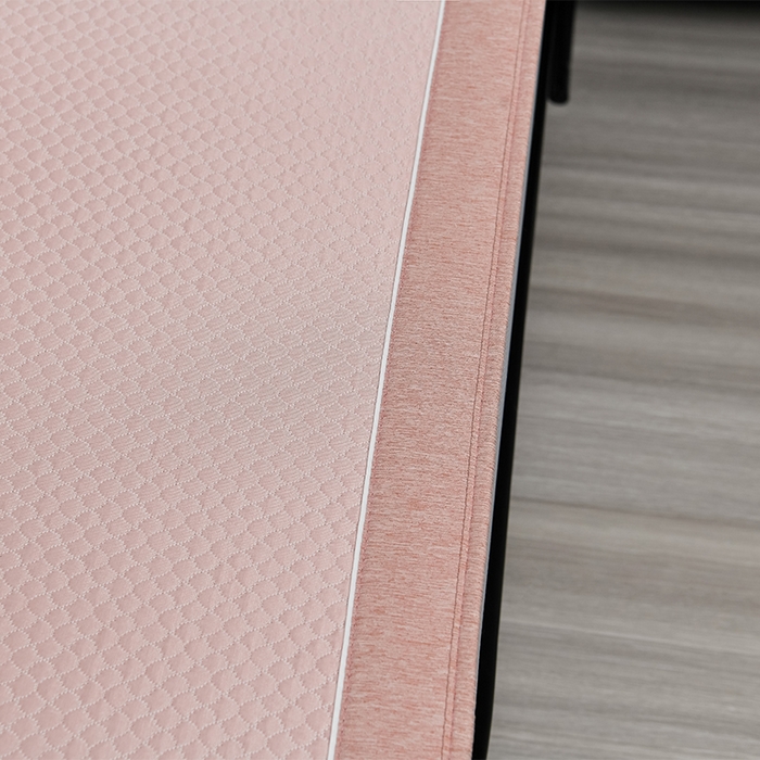 91家纺网 家纺一手货源 找家纺 小牛席业 2026新款轻奢风铃兰冷感豆豆席系列（床笠款）凉席藤席冰藤席冰丝席竹席乳胶席豆豆 粉色