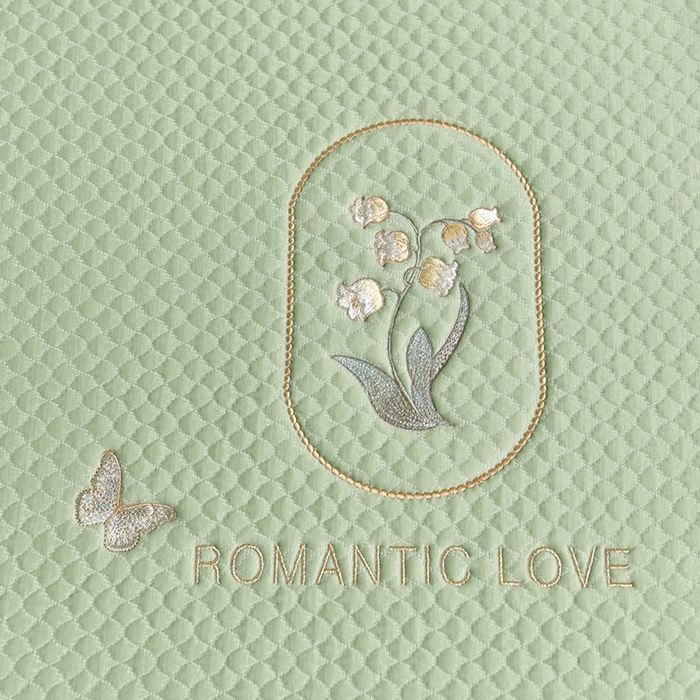 91家纺网 家纺一手货源 找家纺 小牛席业 2026新款轻奢风铃兰冷感豆豆席系列（床笠款）凉席藤席冰藤席冰丝席竹席乳胶席豆豆 绿色