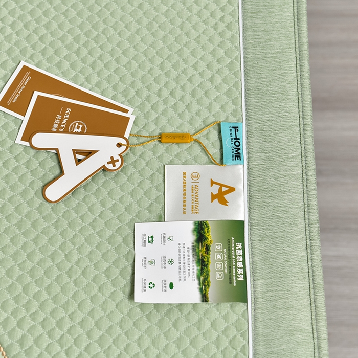 91家纺网 家纺一手货源 找家纺 小牛席业 2026新款轻奢风铃兰冷感豆豆席系列（床笠款）凉席藤席冰藤席冰丝席竹席乳胶席豆豆 绿色