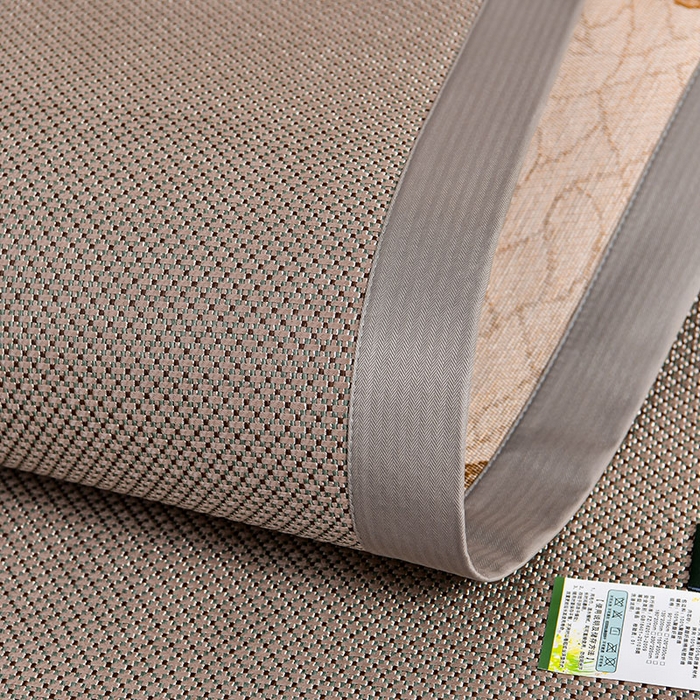 91家纺网 家纺一手货源 找家纺 小牛席业 2026新款小苍兰冰藤-双面席系列凉席藤席冰藤席冰丝席竹席乳胶席凉感豆豆席 小苍兰清香冰藤席-香槟