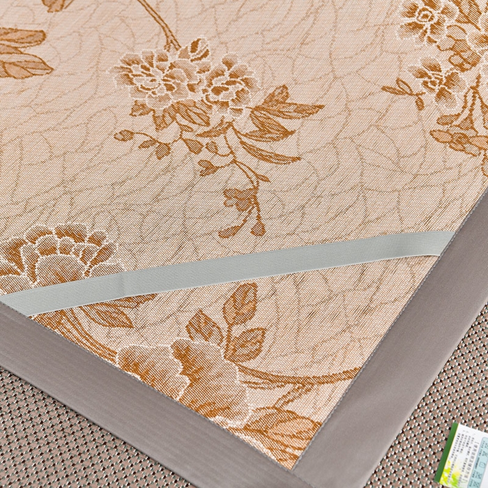 91家纺网 家纺一手货源 找家纺 小牛席业 2026新款小苍兰冰藤-双面席系列凉席藤席冰藤席冰丝席竹席乳胶席凉感豆豆席 小苍兰清香冰藤席-香槟