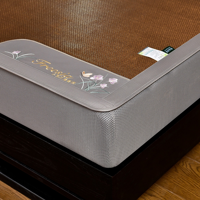 91家纺网 家纺一手货源 找家纺 （总）小牛席业 2026新款小苍兰冰藤席系列（床笠款）凉席藤席冰藤席冰丝席竹席乳胶席