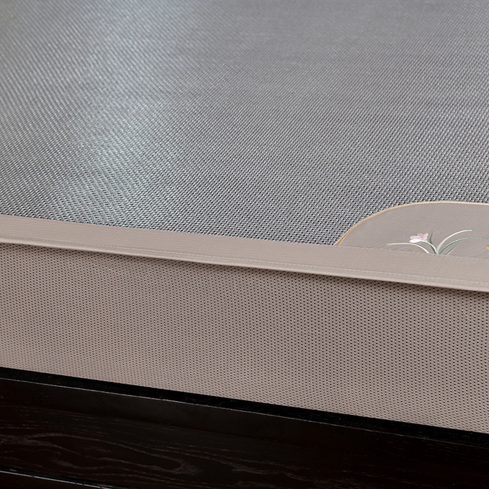 91家纺网 家纺一手货源 找家纺 小牛席业 2026新款小苍兰冰藤席系列（床笠款）凉席藤席冰藤席冰丝席竹席乳胶席 小苍兰清香冰藤席-床笠款（浅蓝）