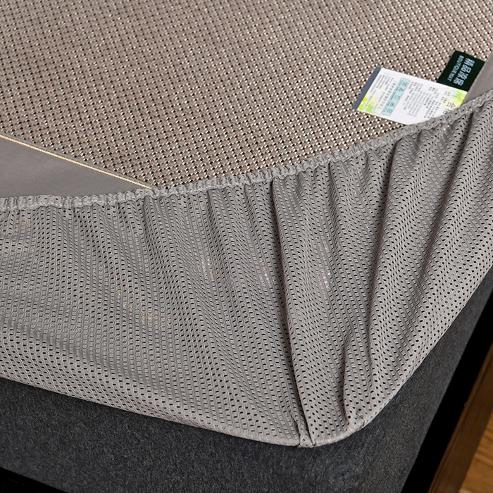 91家纺网 家纺一手货源 找家纺 小牛席业 2026新款小苍兰冰藤席系列（床笠款）凉席藤席冰藤席冰丝席竹席乳胶席 小苍兰清香冰藤席-床笠款（香槟）