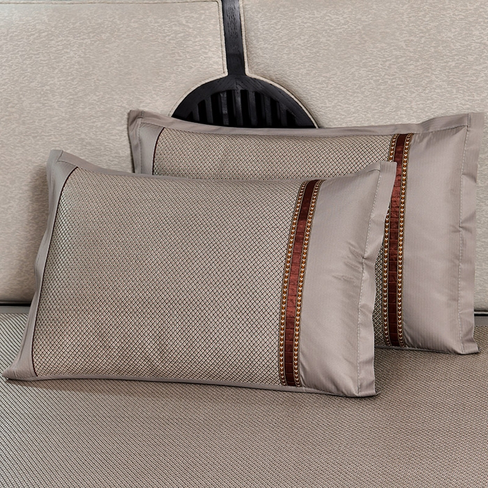 91家纺网 家纺一手货源 找家纺 小牛席业 2026新款小苍兰冰藤席系列（床笠款）凉席藤席冰藤席冰丝席竹席乳胶席 小苍兰清香冰藤席-床笠款（香槟）