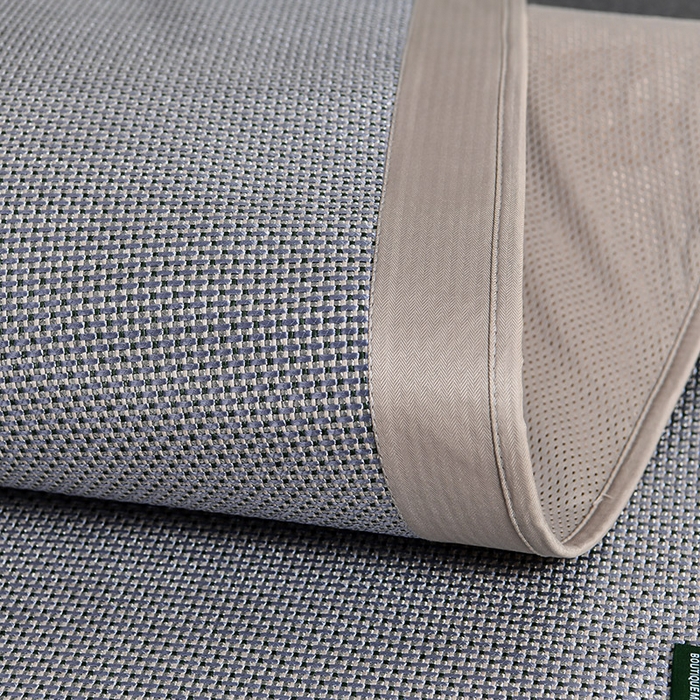 91家纺网 家纺一手货源 找家纺 小牛席业 2026新款小苍兰冰藤席系列（床笠款）凉席藤席冰藤席冰丝席竹席乳胶席 小苍兰清香冰藤席-床笠款（浅蓝）