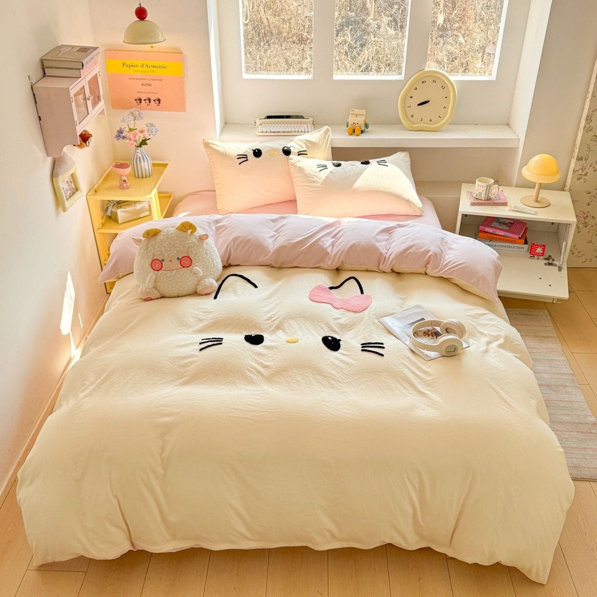 （总）雨帆家纺 2026新款云朵棉卡通毛巾绣四件套