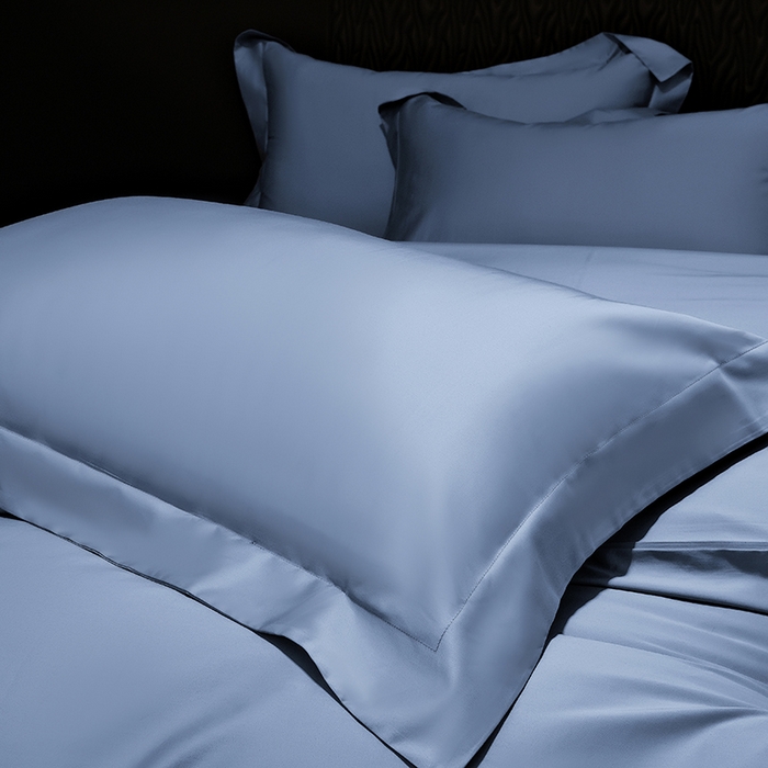 91家纺网 家纺一手货源 找家纺 （总）女子家纺 2026新款纯色长绒棉全棉纯棉轻奢四件套- 俏佳人