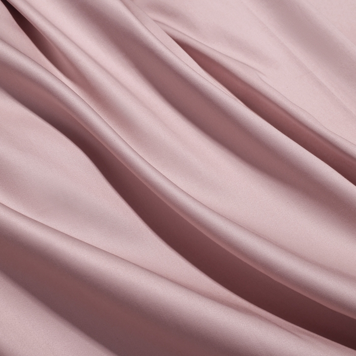 91家纺网 家纺一手货源 找家纺 女子家纺 2026新款纯色长绒棉全棉纯棉轻奢四件套- 俏佳人 豆沙色