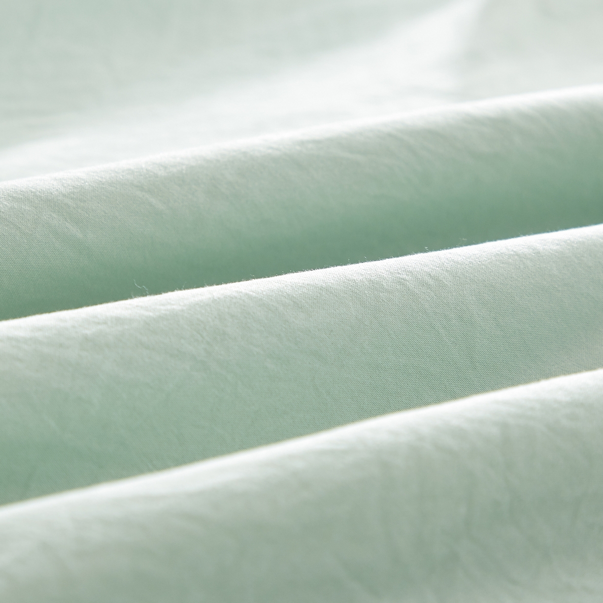 91家纺网 家纺一手货源 找家纺 格子铺 2026新款亲肤水洗棉棉花条纹包边夏被 松绿