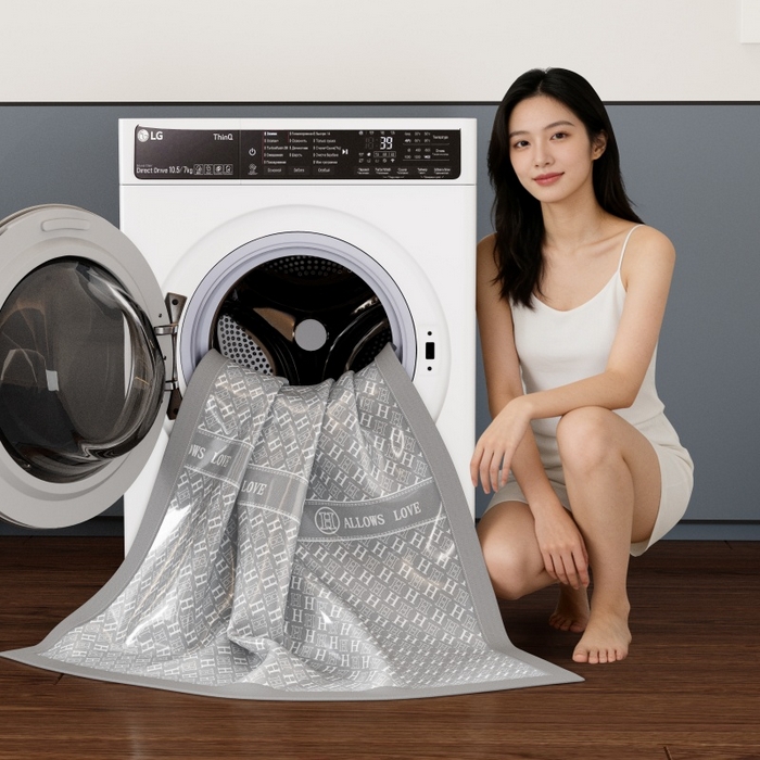 91家纺网 家纺一手货源 找家纺 好福居 2026新款A类冰感抑菌印花冰丝席凉席-床笠款-床席款 灰H-床席款