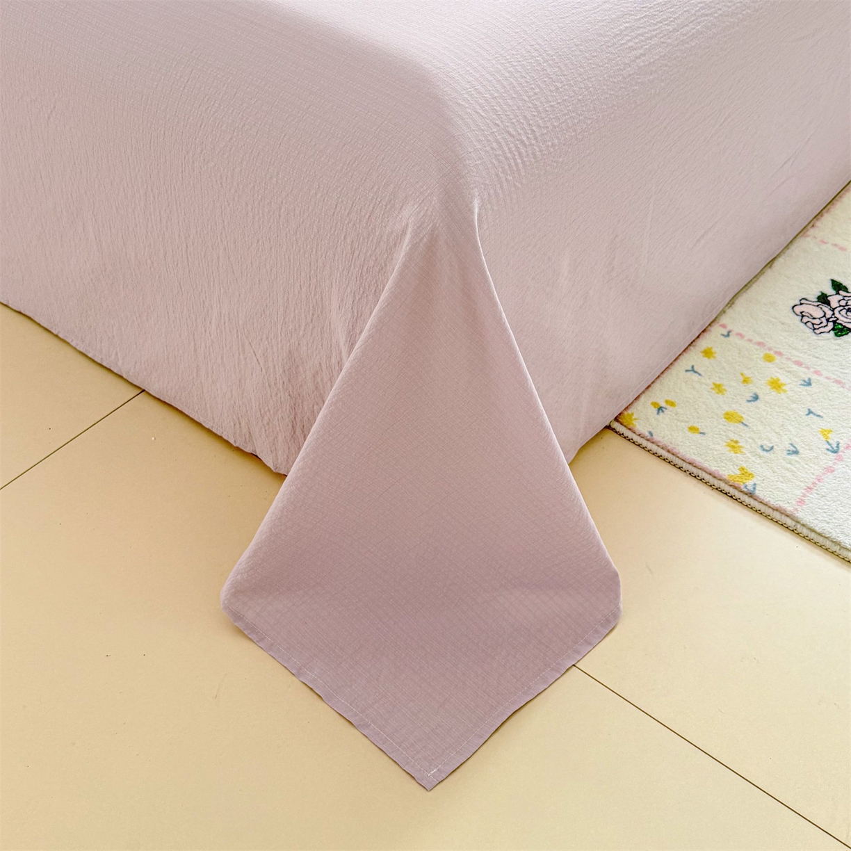 91家纺网 家纺一手货源 找家纺 （总）名兮家居 2026新款A类皱皱纱四件套