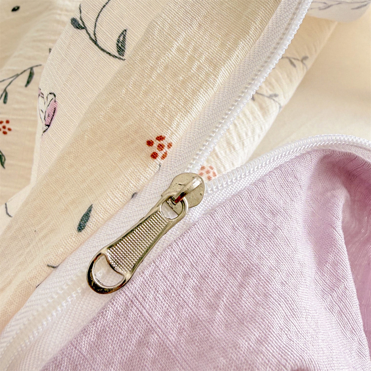 91家纺网 家纺一手货源 找家纺 名兮家居 2026新款A类皱皱纱四件套 蜜芽兔