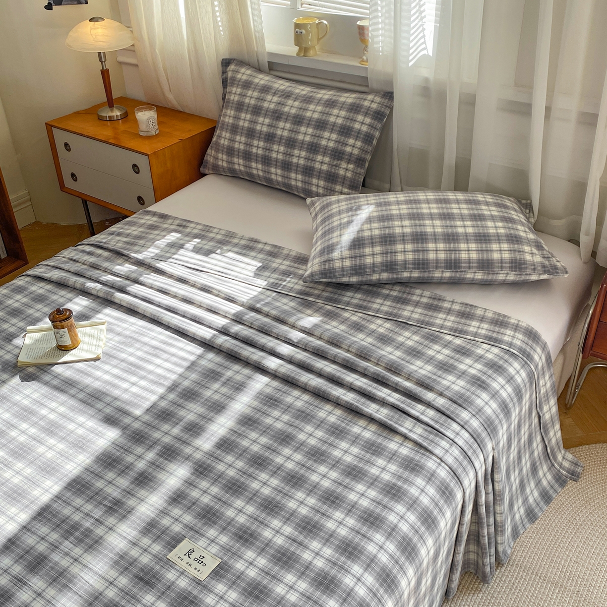 91家纺网 家纺一手货源 找家纺 （总）恋人优选 2026新款全棉纯棉色织床单单床单床单单件