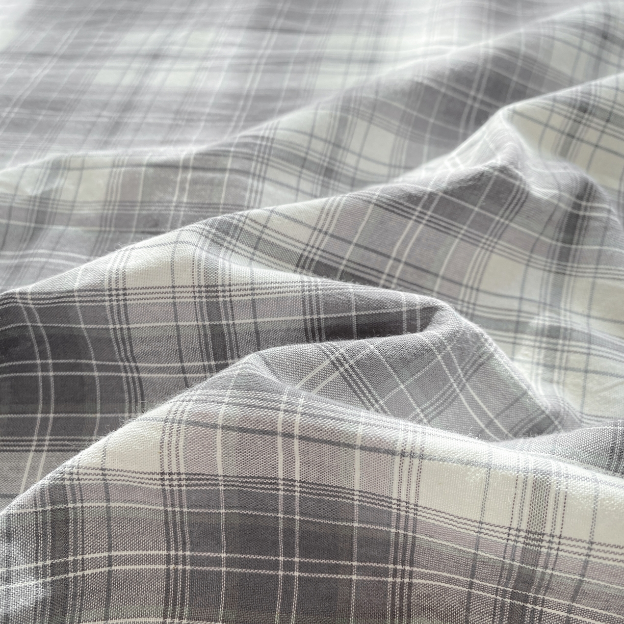 91家纺网 家纺一手货源 找家纺 恋人优选 2026新款全棉纯棉色织床单单床单床单单件 格韵灰