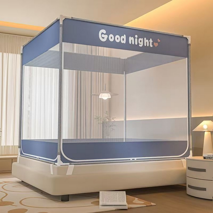 91家纺网 家纺一手货源 找家纺 （总）冉美家纺 2026春夏新款坐床蚊帐-甜心系列