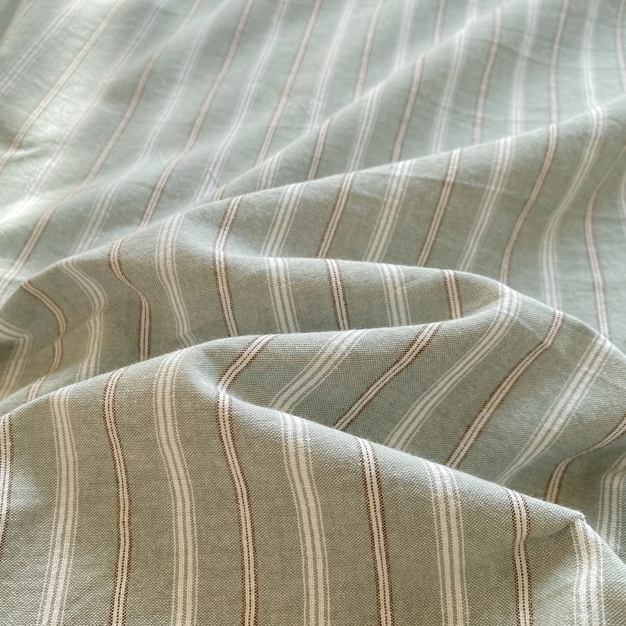 91家纺网 家纺一手货源 找家纺 恋人优选 2026新款全棉纯棉色织床单单床单床单单件 简希绿条