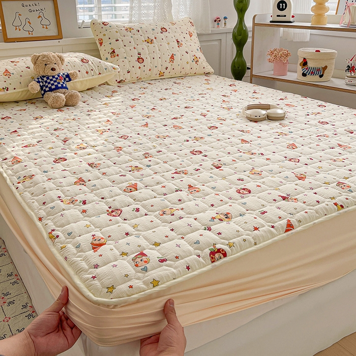 91家纺网 家纺一手货源 找家纺 （总）小桃姐家纺 2026新款泡芙夹棉单床笠床笠单件