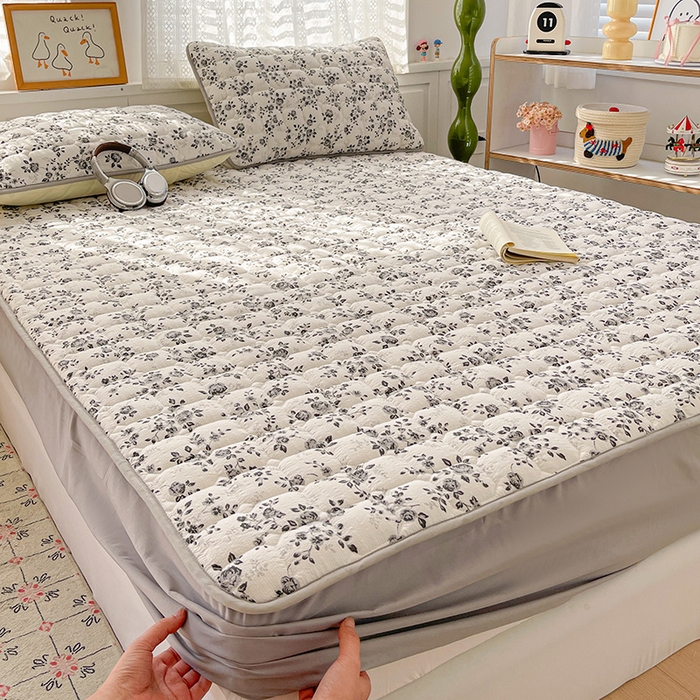 91家纺网 家纺一手货源 找家纺 （总）小桃姐家纺 2026新款泡芙夹棉单床笠床笠单件